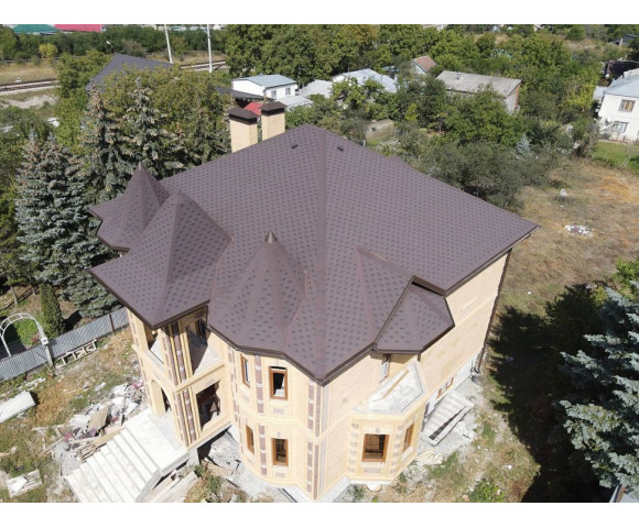 Мягкая кровля Docke Premium Шеффилд Зрелый каштан