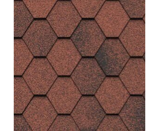 Мягкая кровля Икопал Плано Антик Кирпично-красный