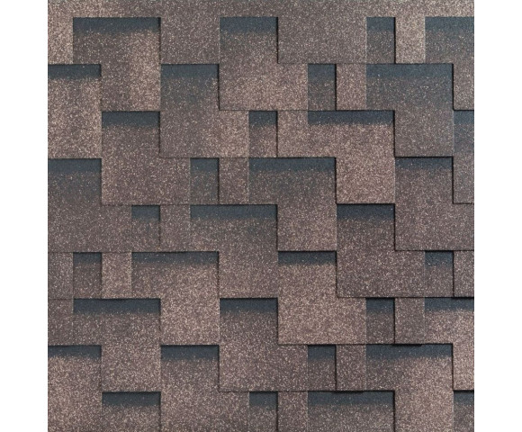 Мягкая кровля Катепал Рокки Махагон