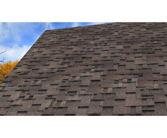 Мягкая кровля Катепал Рокки Махагон