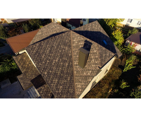 Мягкая кровля Катепал Рокки Махагон