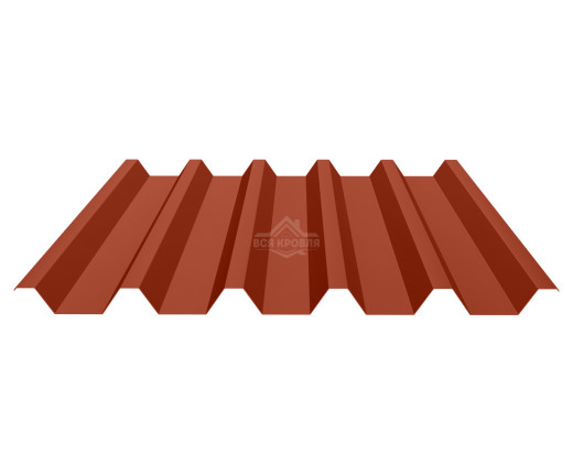 Профнастил кровельный НС-44 0.5 Pural RAL 8004