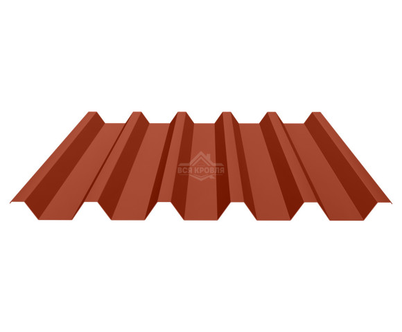 Профнастил кровельный НС-44 0.5 Pural RAL 8004