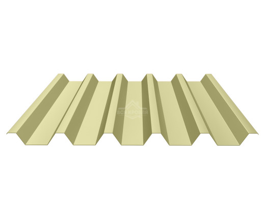 Профнастил кровельный НС-44 0.5 Полиэстер RAL 1014