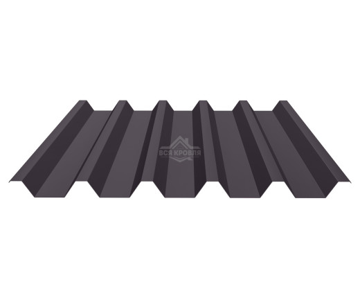 Профнастил кровельный НС-44 0.5 Полиэстер RAL 8019