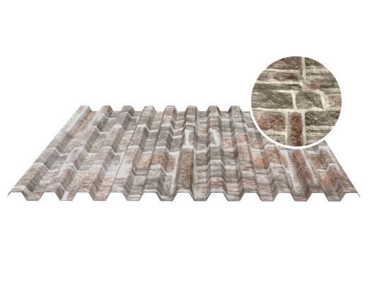 Профнастил кровельный С-21 0.5 Printech Камень песчаник