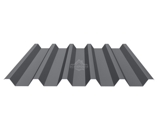 Профнастил кровельный НС-44 0.5 Pural RAL 7024