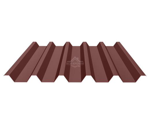 Профнастил кровельный НС-44 0.5 Pural RAL 8017