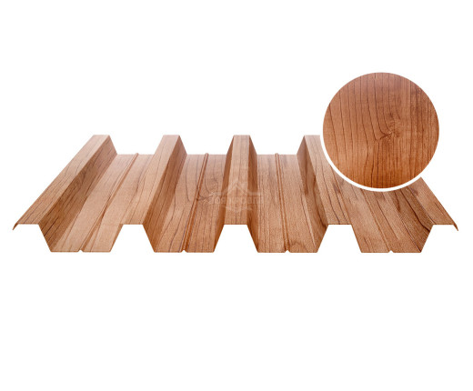 Профнастил кровельный Н-60 0.5 Printech Светлое дерево