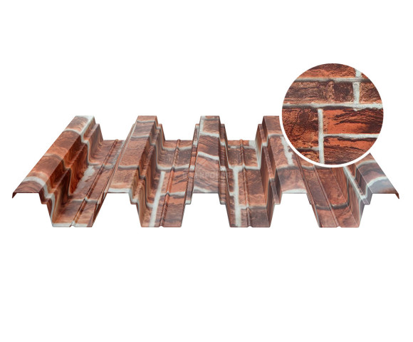 Профнастил кровельный Н-75 0.5 Printech Кирпич