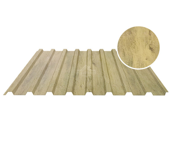 Профнастил кровельный С-20В 0.5 Printech Винтаж светлый