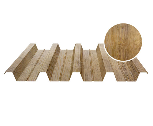 Профнастил кровельный Н-60 0.5 Printech Каштан