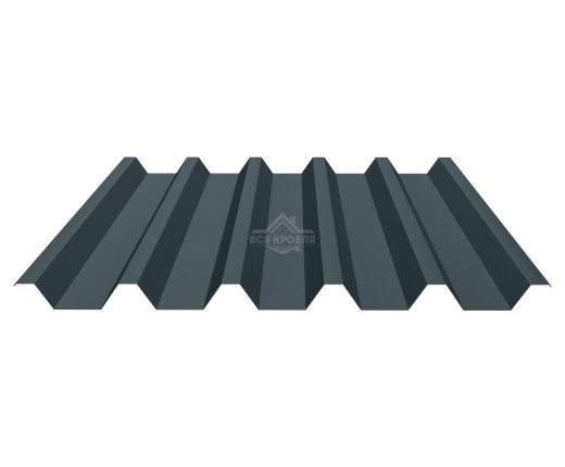 Профнастил кровельный НС-44 0.5 Полиэстер RAL 7016