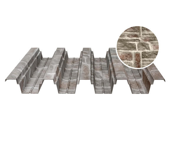 Профнастил кровельный Н-75 0.5 Printech Камень песчаник