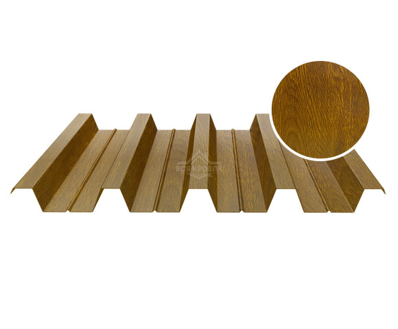 Профнастил кровельный Н-60 0.5 Printech Золотой дуб