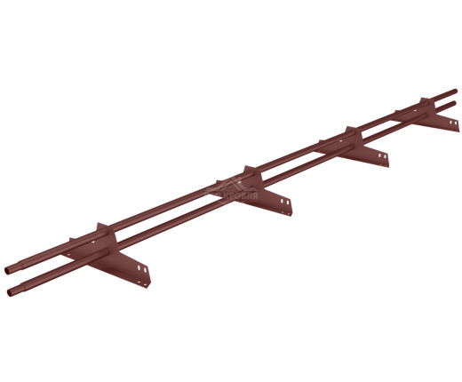 Снегозадержатель ЕВРО Полиэстер RAL 8017