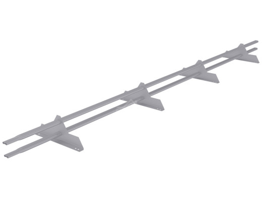 Снегозадержатель ПРЕМИУМ Полиэстер RAL 7004