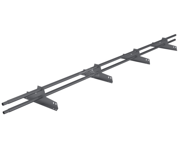 Снегозадержатель ЕВРО Полиэстер RAL 7024