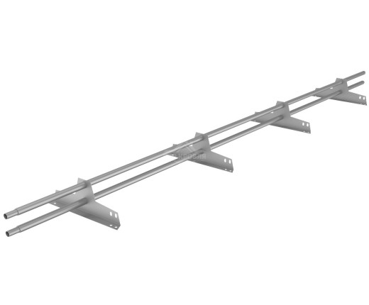 Снегозадержатель ЕВРО Полиэстер RAL 9006