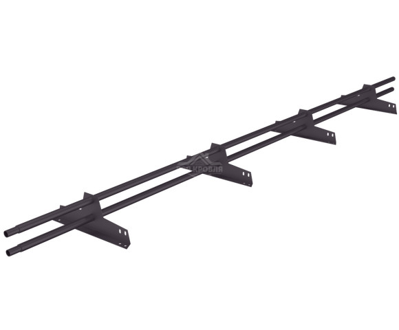 Снегозадержатель ЕВРО Полиэстер RAL 8019