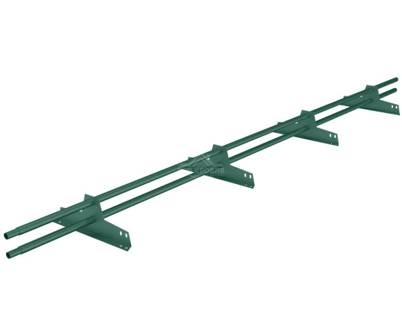 Снегозадержатель ЕВРО Полиэстер RAL 6005