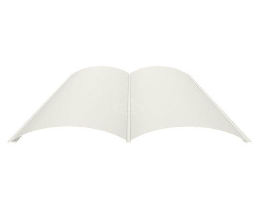 Блок-хаус Гладкий 0.5 Полиэстер RAL 9002