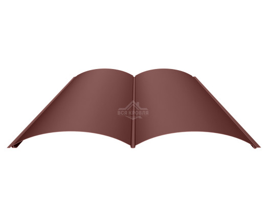 Блок-хаус Гладкий 0.5 MAT двусторонний RAL 8017