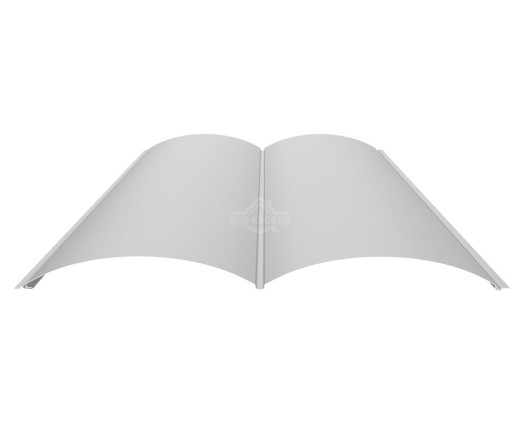 Блок-хаус Гладкий 0.5 Полиэстер RAL 7035