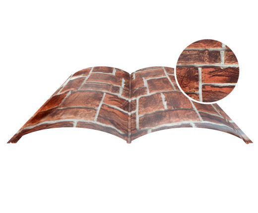 Блок-хаус Гладкий 0.5 Printech Кирпич