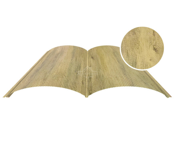 Блок-хаус с микрогофрой 0.5 Printech Винтаж светлый