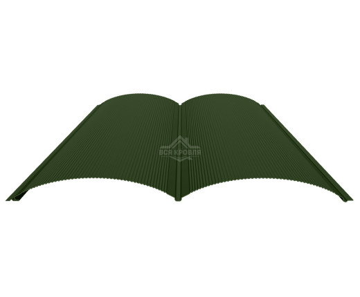 Блок-хаус с микрогофрой 0.5 Полиэстер RAL 6020