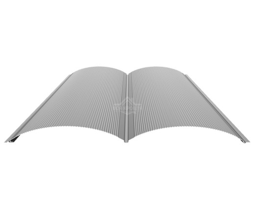 Блок-хаус с микрогофрой 0.5 Полиэстер RAL 9006