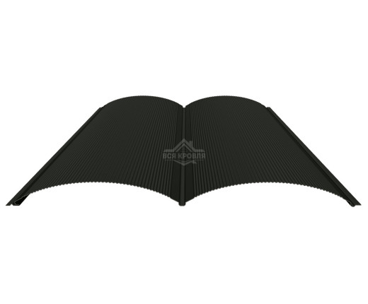 Блок-хаус с микрогофрой 0.5 MAT RAL 9005