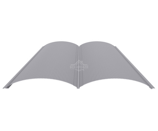 Блок-хаус с микрогофрой 0.5 Полиэстер RAL 7004