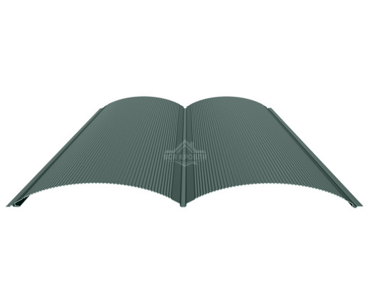 Блок-хаус с микрогофрой 0.5 Полиэстер RAL 7005