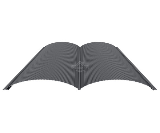 Блок-хаус с микрогофрой 0.5 MAT RAL 7024