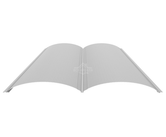 Блок-хаус с микрогофрой 0.5 Полиэстер RAL 7035