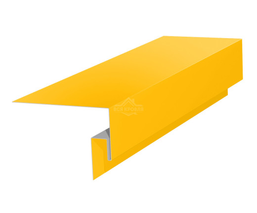 Околооконная фаска сложная (J-фаска) 50х50х200 для сайдинга Полиэстер RAL 1018