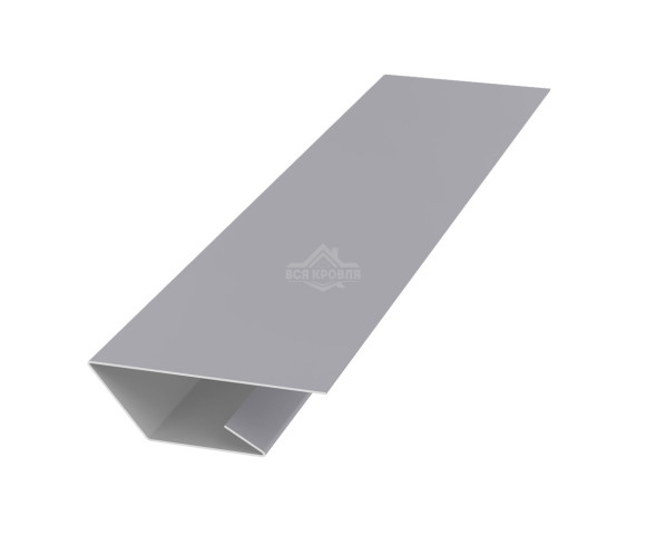 Планка стартово-финишная 50х20х20 для сайдинга Полиэстер RAL 7004