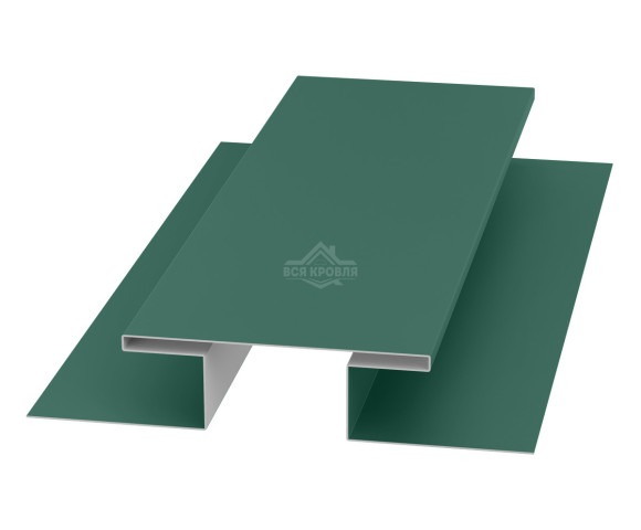 Планка стыковочная (H-профиль) 45х75х45 для сайдинга MAT RAL 6005