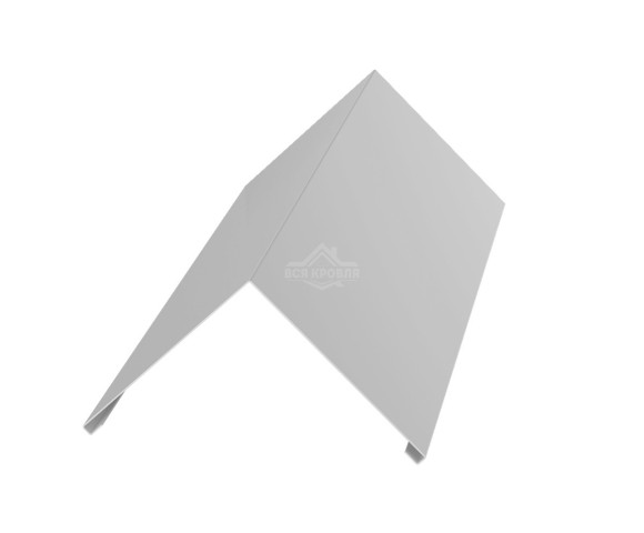 Угол внешний 75х75 для сайдинга Полиэстер RAL 9006
