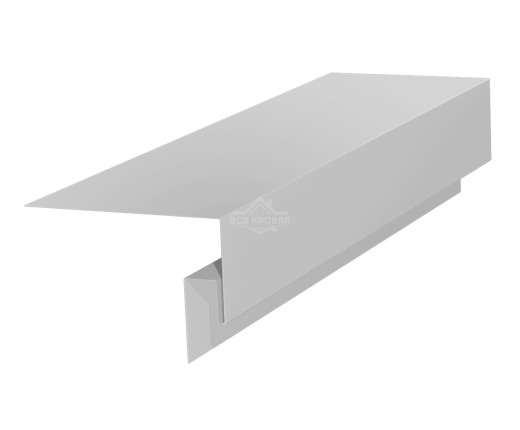 Околооконная фаска сложная (J-фаска) 50х50х200 для сайдинга Полиэстер RAL 7035