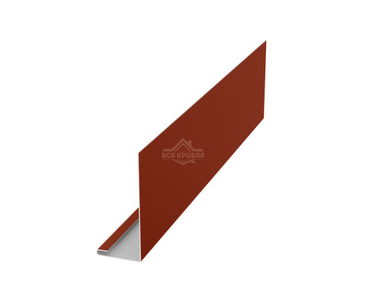 Планка лобовая 40х250 для сайдинга Полиэстер RAL 3009