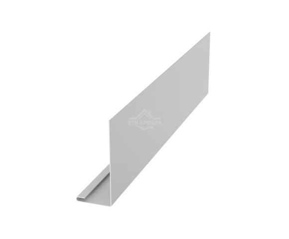 Планка лобовая 40х250 для сайдинга Полиэстер RAL 7035