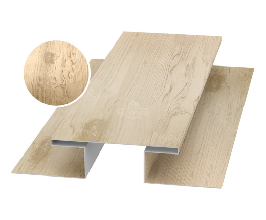 Планка стыковочная (H-профиль) 45х75х45 для сайдинга Printech Орех