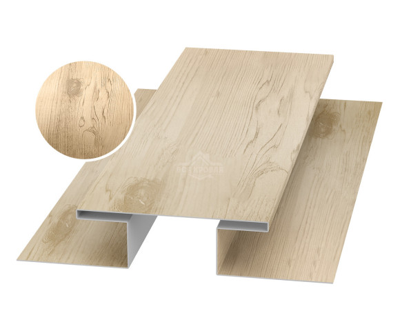 Планка стыковочная (H-профиль) 45х75х45 для сайдинга Printech Орех