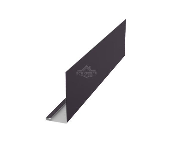 Планка лобовая 40х250 для сайдинга MAT RAL 8019