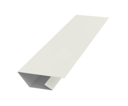 Планка стартово-финишная 50х20х20 для сайдинга Полиэстер RAL 9002