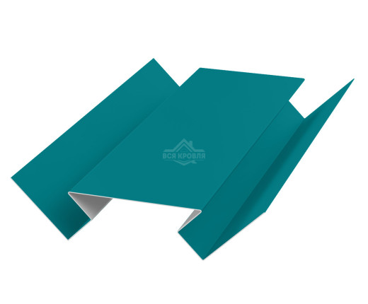 Угол внутренний 45х75х45 для сайдинга Полиэстер RAL 5021