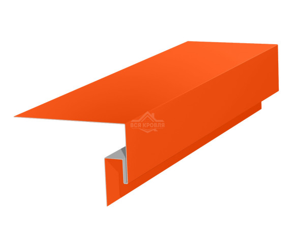 Околооконная фаска сложная (J-фаска) 50х50х200 для сайдинга Полиэстер RAL 2004
